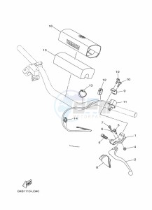 YZ85LW (B0G4) drawing HANDLE SWITCH & LEVER