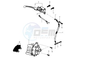 EURO MX - 125 cc drawing FRONT BRAKE SYSTEM