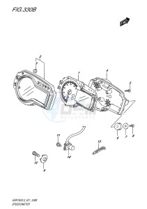 GSR750Z ABS EU drawing SPEEDOMETER