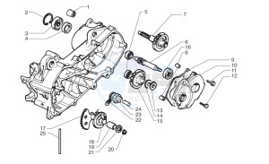 Ark LC Red-Silver 50 drawing Rear wheel axle