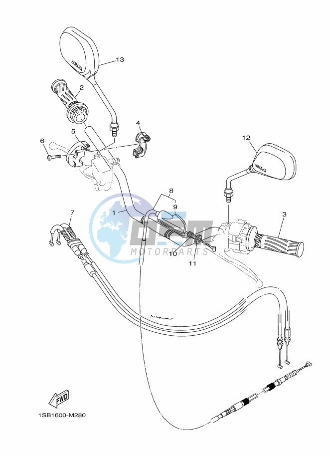 STEERING HANDLE & CABLE