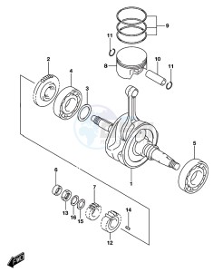 GSX-S125 drawing CRANKSHAFT