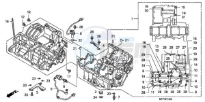 CB1300S9 Australia - (U / BCT MME TWO TY2) drawing CRANKCASE