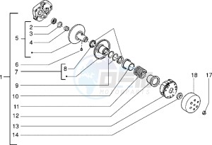 Zip 50 SP drawing Driven pulley