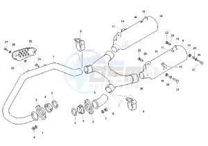 GRAND CANYON 900 drawing EXHAUST SYSTEM