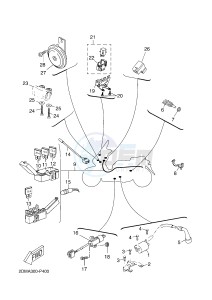 YPR125RA XMAX 125 ABS EVOLIS 125 ABS (2DMC 2DMC) drawing ELECTRICAL 2