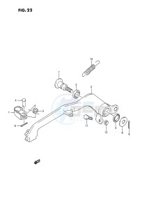 RMX250 (E3) drawing REAR BRAKE