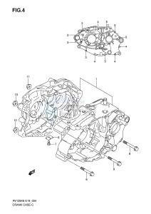 RV125 (E19) VanVan drawing CRANKCASE