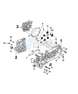 TWEET 125 C PRO drawing CRANKCASE