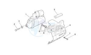 Griso S.E. 1200 8V drawing Starter motor