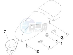 LXV 50 2T CH drawing Saddle - Tool roll