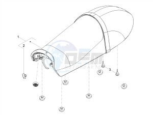 V7 III Racer 750 e4 (EMEA) drawing Saddle