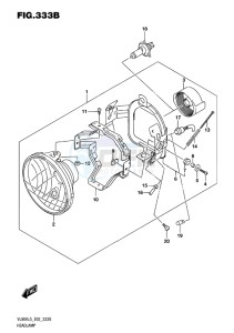 VL800 INTRUDER EU drawing HEADLAMP