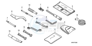 CB1000RA France - (F / CMF) drawing TOOLS