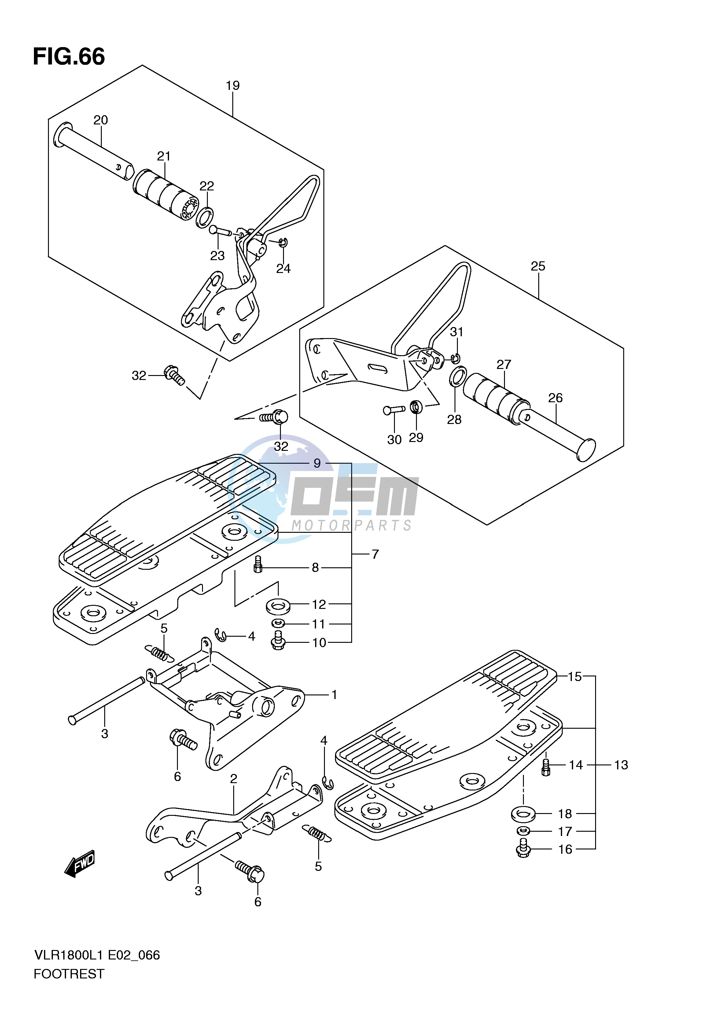 FOOTREST (VLR1800L1 E19)