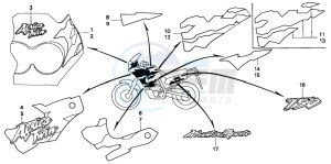 XRV750 AFRICA TWIN drawing STRIPE/MARK (2)