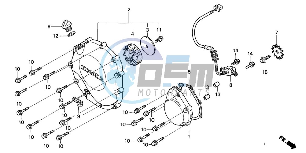 RIGHT CRANKCASE COVER