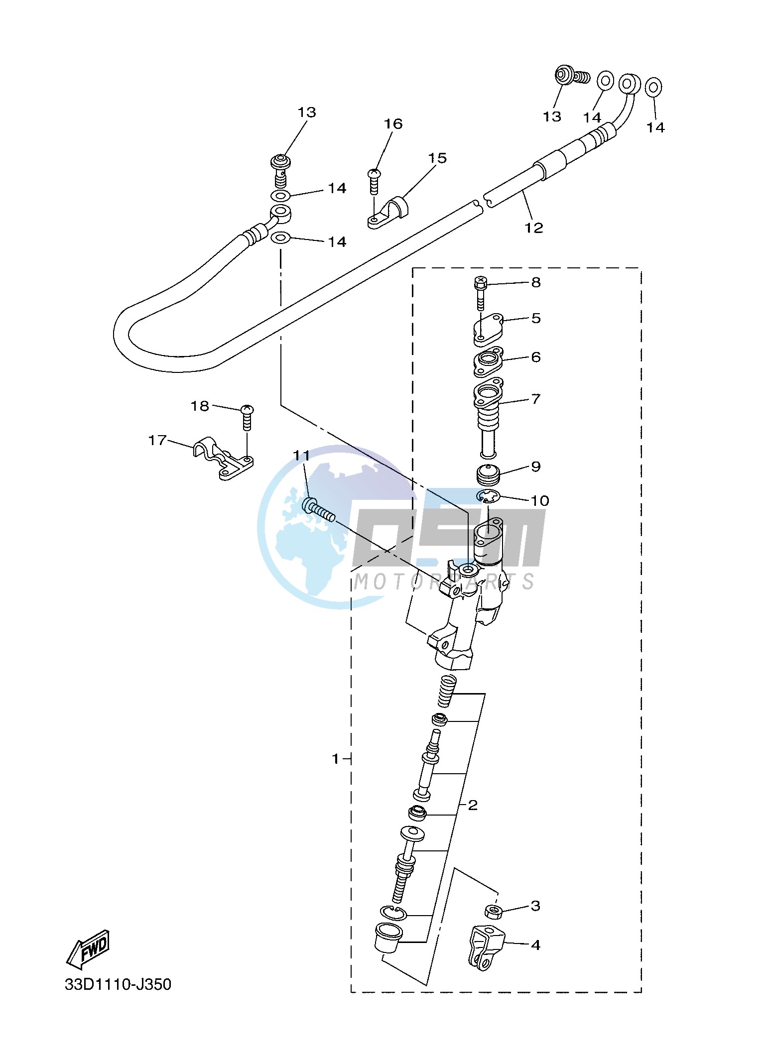 REAR MASTER CYLINDER