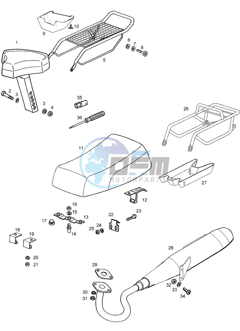 Seat-shields-exhaust