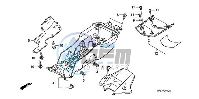 REAR FENDER (CBR1000RR)