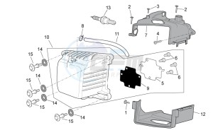 Scarabeo 50 4t 2v e2 drawing Head cover