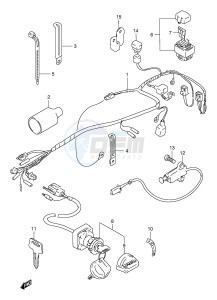 LT80 (P1) drawing WIRING HARNESS