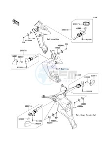 KLE 650 A [VERSYS EUROPEAN] (A7F-A8F) A7F drawing TURN SIGNALS