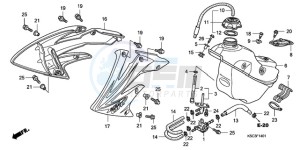 CRF250X9 Europe Direct - (ED / CMF) drawing FUEL TANK (CRF250X8/9)