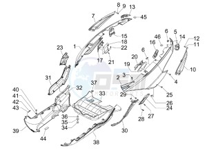 Fuoco 500 4t-4v ie e3 LT 800 drawing Side cover - Spoiler