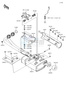 VULCAN S ABS EN650DHF XX (EU ME A(FRICA) drawing Muffler(s)