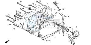 C50 drawing RIGHT CRANKCASE COVER