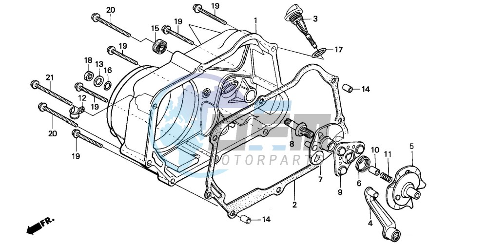 RIGHT CRANKCASE COVER