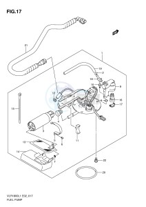 VLR1800 (E2) drawing FUEL PUMP