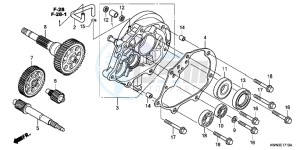 WW125D PCX125 - WW125 UK - (E) drawing TRANSMISSION