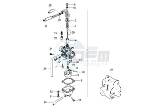 BW'S R 50 drawing CARBURETOR