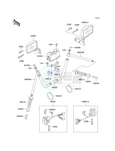 ZG 1200 B [VOYAGER XII] (B15-B17) [VOYAGER XII] drawing HANDLEBAR