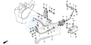 VT1100C2 drawing AIR SUCTION VALVE