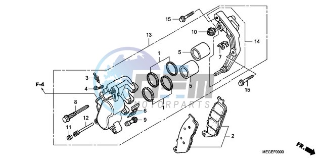 FRONT BRAKE CALIPER