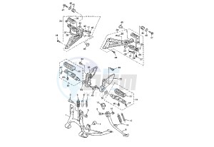 XJR 1300 drawing STAND- FOOTREST