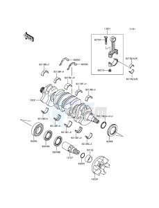 JET SKI ULTRA LX JT1500KCF EU drawing Crankshaft