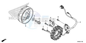 CBR1000RRG CBR1000 - Fireblade Europe Direct - (ED) drawing GENERATOR