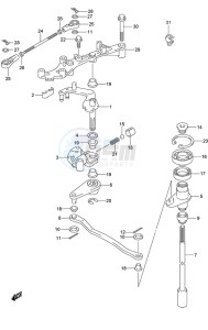 DF 175 drawing Clutch Shaft (Model: TG/ZG)