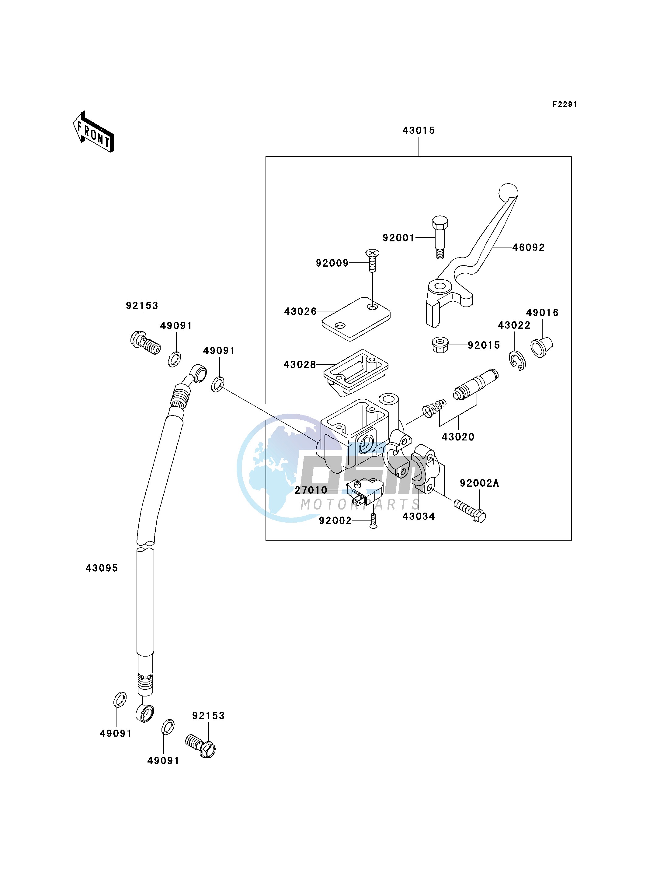 FRONT MASTER CYLINDER