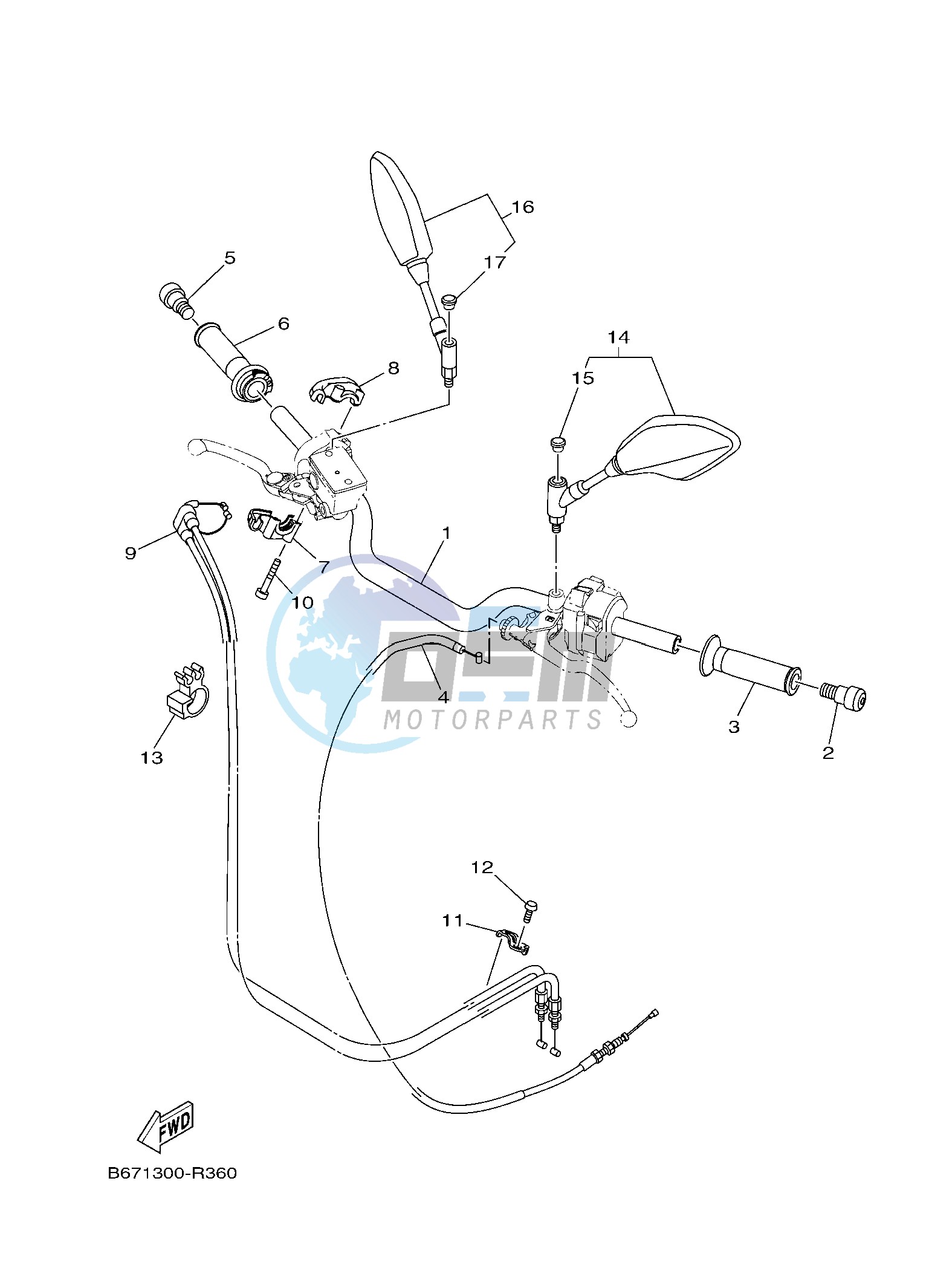 STEERING HANDLE & CABLE