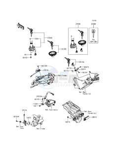 NINJA 300 ABS EX300BGF XX (EU ME A(FRICA) drawing Ignition Switch