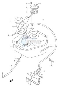 AE50 (E28) drawing FUEL TANK