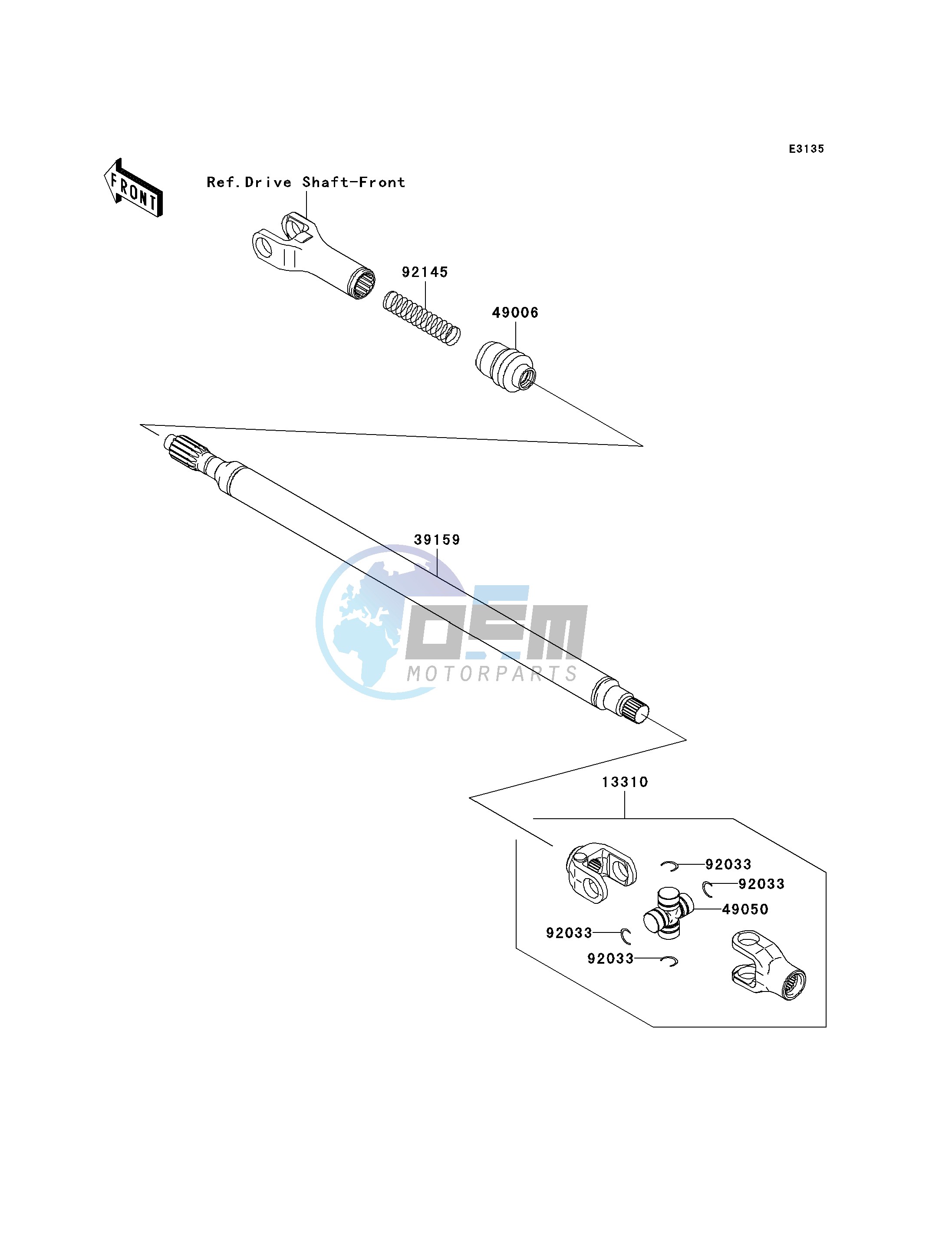 DRIVE SHAFT-PROPELLER