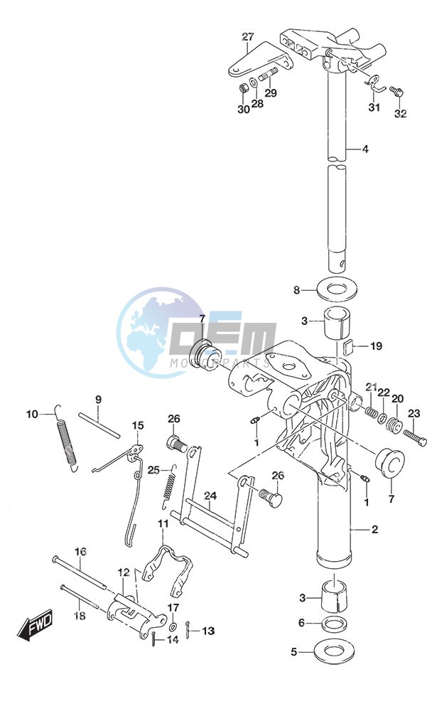 Swivel Bracket Remote Control