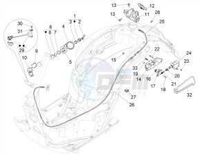 GTS 125 E4 ABS 4T SUPER (EMEA) drawing Locks