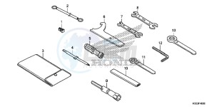 CBR250RAF CBR250RA Europe Direct - (ED) drawing TOOLS